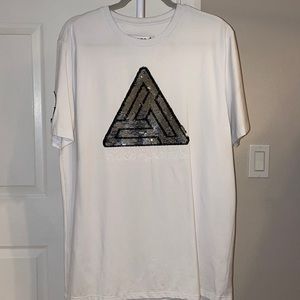 Black Pyramid Sequin T-Shirt